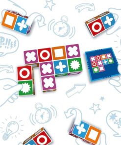 detalle piezas y cartas match madness juego de lógica