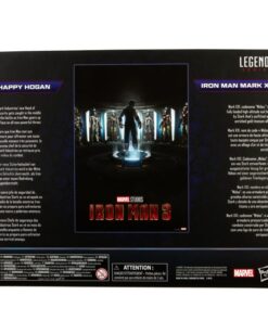 detalle pack happy hogan e iron man marvel legends hasbro oficial