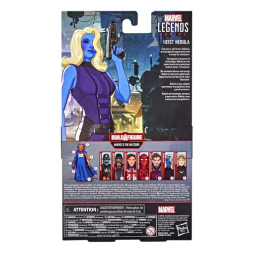 MARVEL LEGENDS SERIES FIGURA HEIST NEBULA MARVEL WHAT IF MARVEL BUILD A FIGURE - Imagen 2