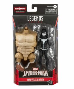 marvel legends shriek figura articulada 15 cm spider-man baf armadillo