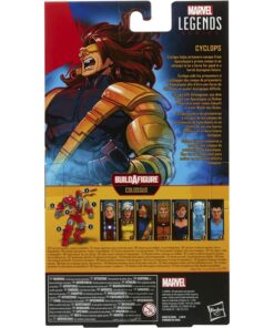 detalle figura cyclops marvel legends hasbro edición coleccionista