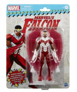 figura retro falcon marvel legends 15 cm hasbro con redwing