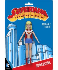 figura supergirl flexible 13 cm dc comics estilo clásico 90s nj croce