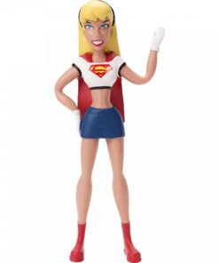 figura coleccionista supergirl dc comics flexible estilo retro 90s nj croce 13 cm