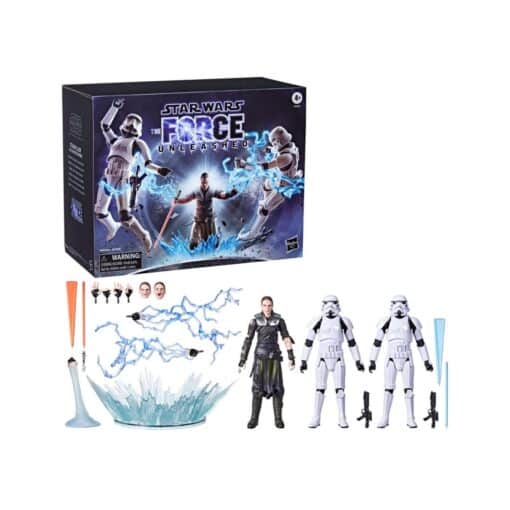 STAR WARS THE FORCE UNLEASHED PACK FIGURAS STARKILLER & STORMTROOPERS STAR WARS - Imagen 2