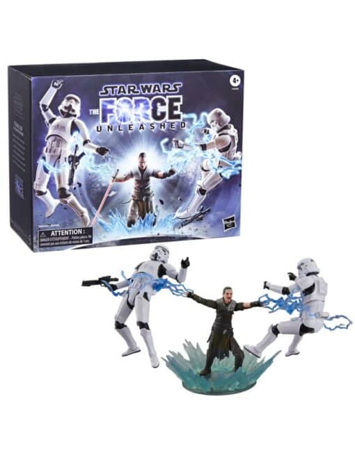 STAR WARS THE FORCE UNLEASHED PACK FIGURAS STARKILLER & STORMTROOPERS STAR WARS - Imagen 3