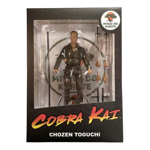 Figura Chozen Toguchi – Cobra Kai Serie 2 – 18 cm – Edición Deluxe Diamond Select Toys con Accesorios
