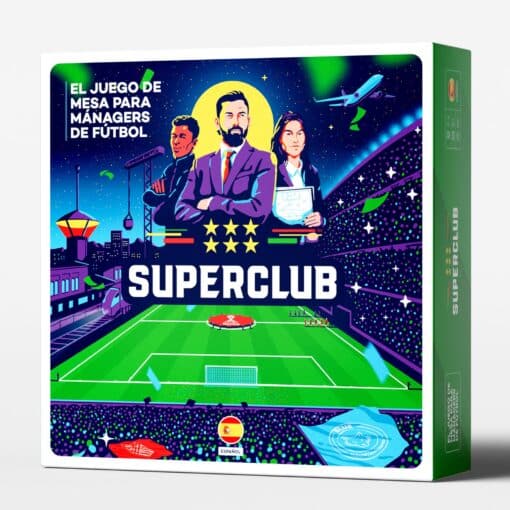JUEGO DE MESA SUPERCLUB EL JUEGO DE MESA PARA MANAGERS DE FUTBOL, ESPAÑOL