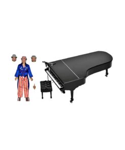 figura coleccionista elton john neca live 1976 premium con piano edición oficial