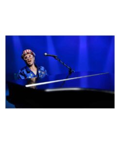figura elton john neca premium 1976 live edición coleccionista con piano