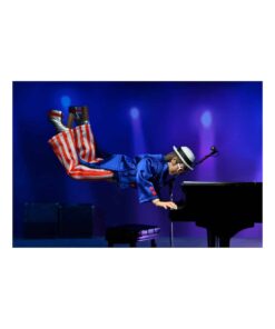 figura elton john neca edición coleccionista 1976 con piano
