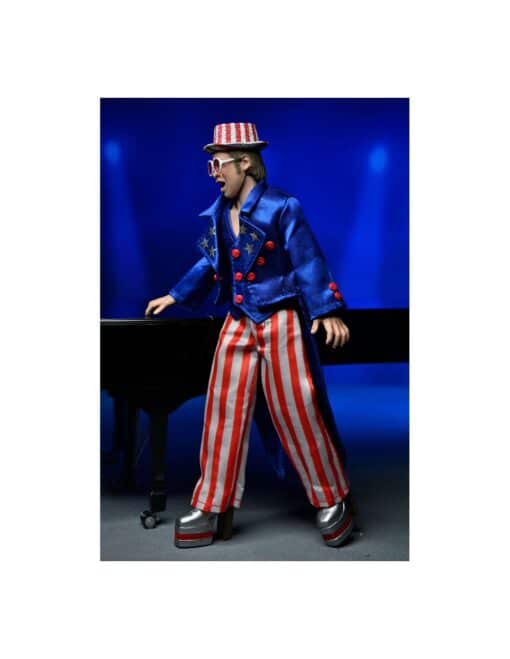 NECA FIGURA PREMIUM ELTON JHON LIVE 1976 EDICIÓN COLECCIONISTA - Imagen 7