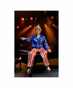 figura elton john neca premium edición coleccionista con piano oficial