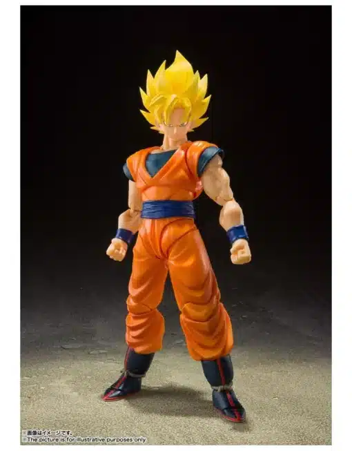 Figura Son Goku Super Saiyan Full Power – Dragon Ball Z | Bandai S.H. Figuarts Articulada de 14 cm - Imagen 5