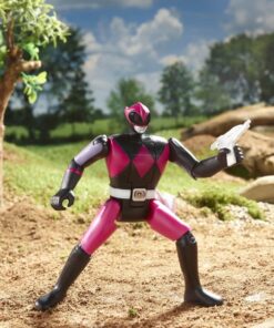 detalle power rangers retro morphin kimberly articulada