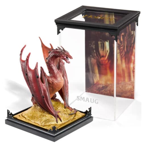 EL HOBBIT DIORAMA CON VITRINA SMAUG THE NOBLE COLLECTION