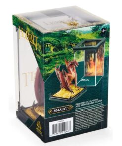 Diorama El Hobbit Smaug en vitrina Noble Collection para fans de Tolkien
