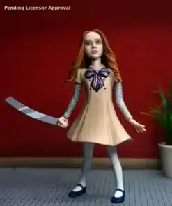 figura coleccionista m3gan neca toony terrors animada muñeca asesina