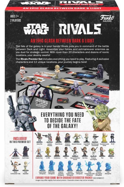 FUNKO GAMES STAR WARS RIVALS EXPANDABLE GAME SYSTEM PREMIER SET SERIES 1 - Imagen 3