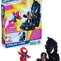 MARVEL STUNT SQUAD SPIDER-MAN VS VENOM PLAY SET HASBRO