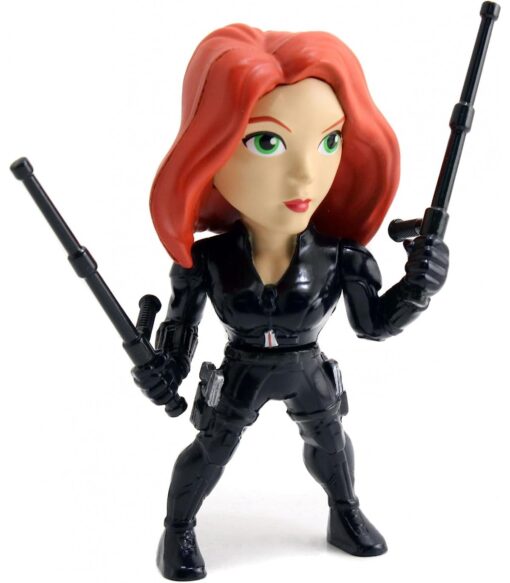 MARVEL AVENGERS FIGURA BLACK WIDOW METALFIGS DIECAST JADA TOYS - Imagen 2