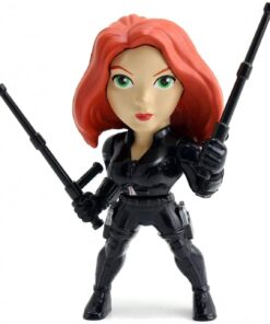 Figura Black Widow Marvel Metalfigs de Jada Toys en su versión de 10 cm con detalles premium