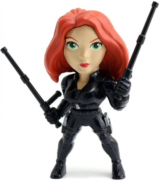 MARVEL AVENGERS FIGURA BLACK WIDOW METALFIGS DIECAST JADA TOYS - Imagen 3