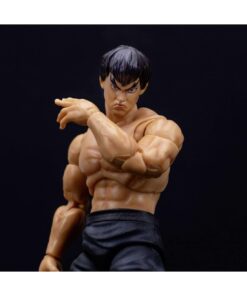 Detalles de la figura Fei Long articulada Ultra Street Fighter II Jada Toys 15 cm