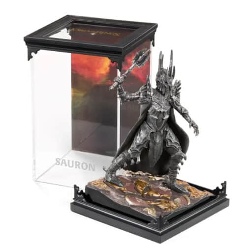 EL SEÑOR DE LOS ANILLOS DIORAMA CON VITRINA SAURON THE NOBLE COLLECTION - Imagen 3