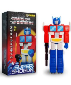 figura coleccionista optimus prime transformers super shogun super7 premium 60 cm