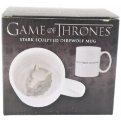 GAME OF THRONES STARK SCULPTED DIREWOLF MUG TAZA JUEGO DE TRONOS