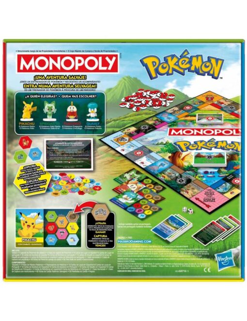JUEGO DE MESA MONOPOLY EDICIÓN POKÉMON, ESPAÑOL NUEVO - Imagen 3