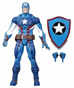 detalle figura capitán américa marvel legends edición oficial