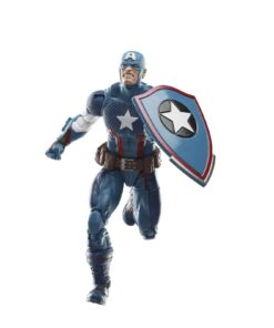 presentación marvel legends secret empire capitán américa con accesorios