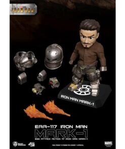 figura coleccionista iron man mark i egg attack action beast kingdom marvel 15 cm