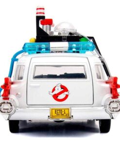 coche ecto-1 ghostbusters hollywood rides metalizado 1:24 jada