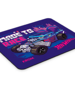 detalle alfombrilla gaming hot wheels bone shaker 32,2 x 27 cm