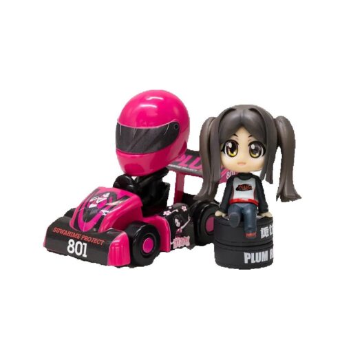 Kit de Montaje Car Figure Series – Figura de Chica 8 cm | PLUM Model Kit Fórmula 1 Estilo Japonés