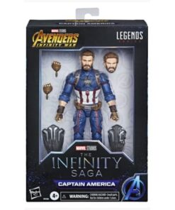 figura capitán américa marvel legends series 15 cm estilo película avengers infinity