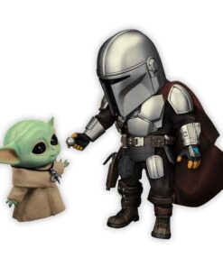 figuras star wars the mandalorian y grogu egg attack action oficiales