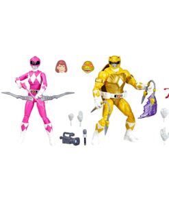 pack crossover tmnt power rangers april o’neil y michelangelo