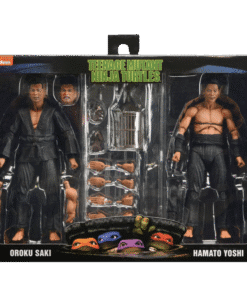 Pack Oroku Saki vs Hamato Yoshi NECA figuras coleccionistas TMNT