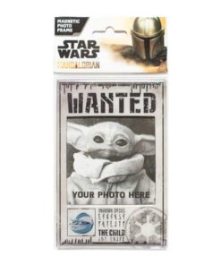 marco de fotos imantado the mandalorian diseño wanted grogu 15x10 cm