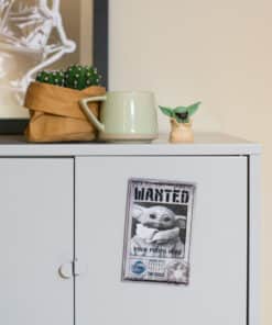 marco imantado the mandalorian grogu wanted diseño coleccionable