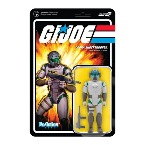 FIGURA REACTION GI JOE COBRA SHOCKTROOPER RIFLE B