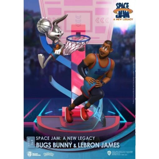 SPACE JAM 2 Figura Dstage SpaceJam Bugs Bunny y Lebron James