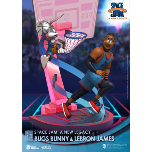 SPACE JAM 2 Figura Dstage SpaceJam Bugs Bunny y Lebron James - Imagen 2