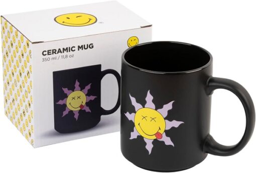 Taza Smiley Quirky Comics Black - Imagen 2
