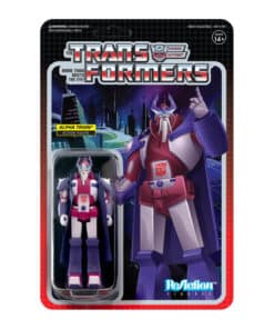 transformers figura alpha trion reaction super7 oficial estilo retro coleccionable