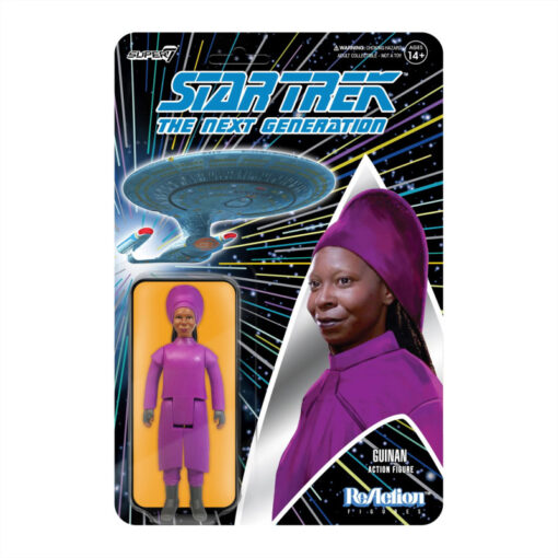 STAR TREK THE NEST GENERATION FIGURA GUINAN 14+ SUPER7